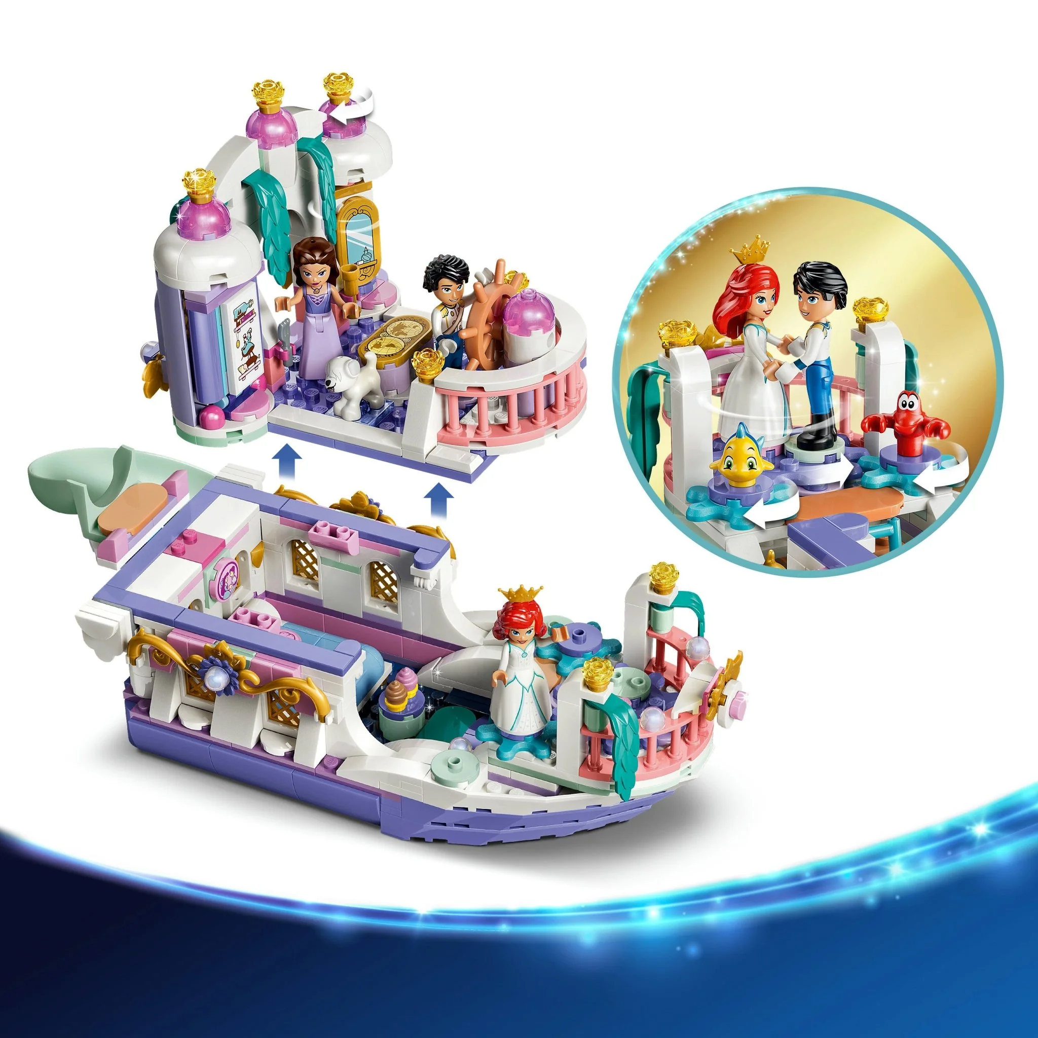 LEGO® Disney Princess Ariel’s Royal Wedding Boat 43299 - Image 3