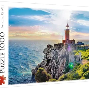 Trefl Red 1000 Piece Puzzle - The Melagavi lighthouse