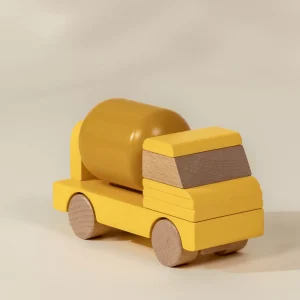 Coco Village Wooden Construction Vehicle - Cement Truck