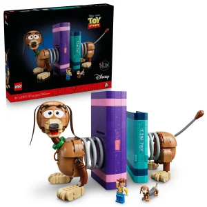 Premium LEGO® Disney and Pixar Toy Story Slinky Dog Bookends 43301