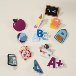 Coco Village Set of 12 Back to School Charms Pin