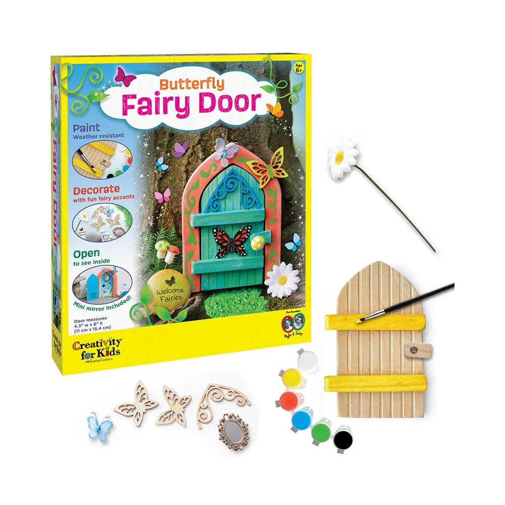 Premium Creativity for Kids Butterfly Fairy Door - Image 2