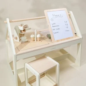 Multifunction Wooden Art&Sensory Table W/ Stools