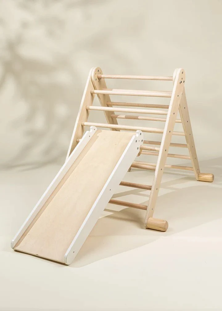 Montessori 2-in-1 Grip Climber Board & Slide - Image 4