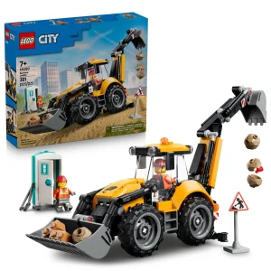 LEGO® City Yellow Backhoe Loader Building Toy 60480