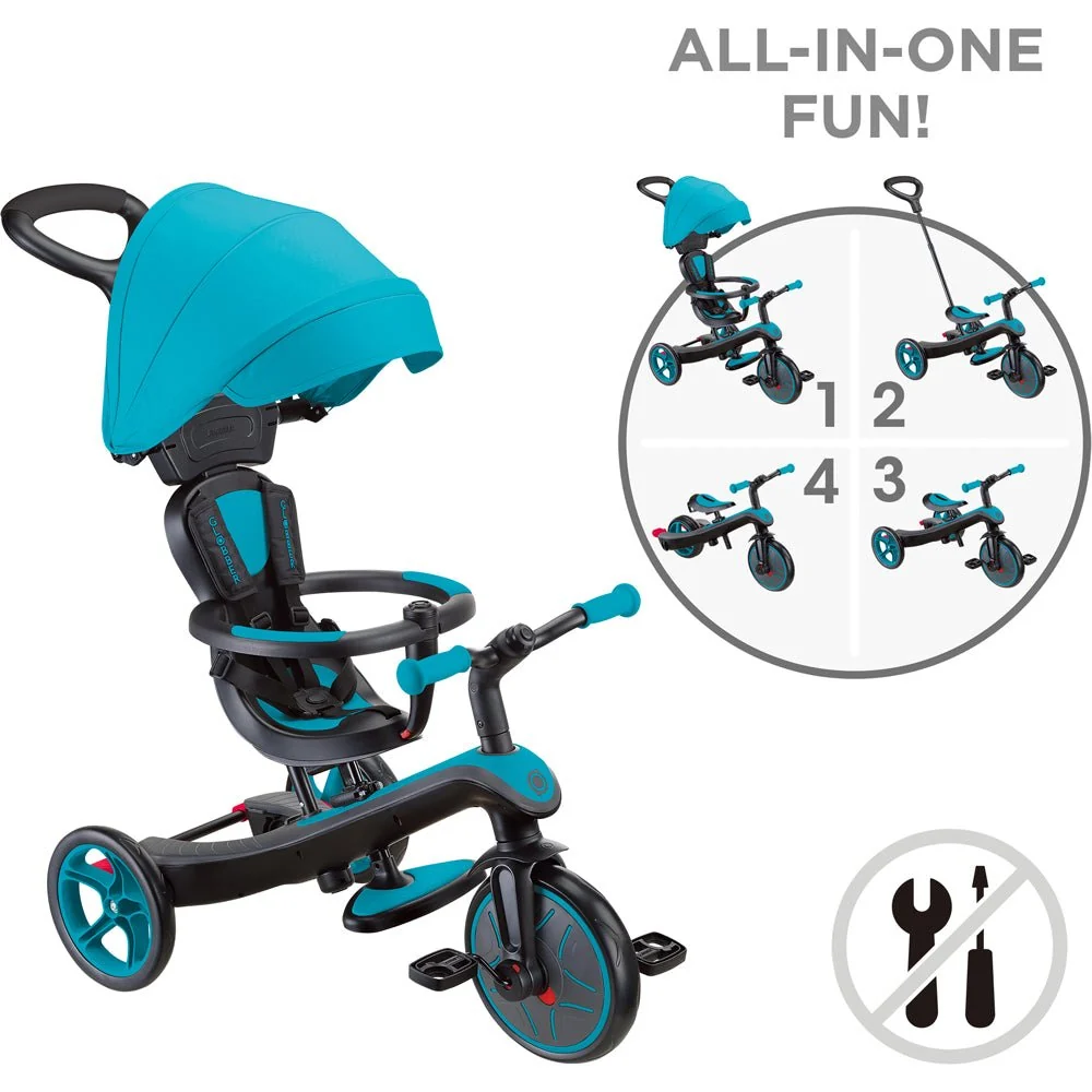 GLOBBER Explorer Trike 4 in 1 Teal - Image 2