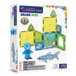 The Original MAGNA-TILES® Shark Dive 13-Piece