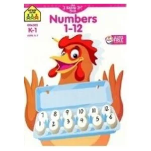 School Zone Kindergarten Workbook - Numbers 1-12