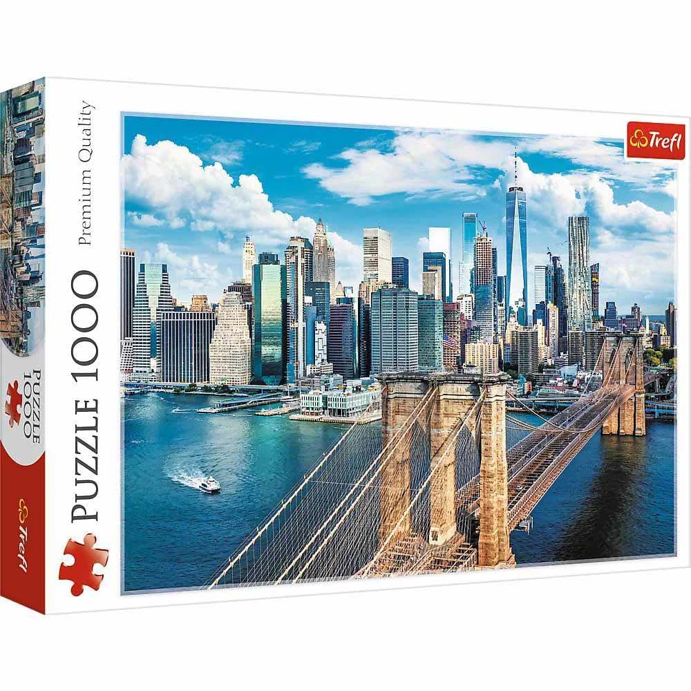 Trefl Red Brooklyn Bridge 1000-piece Puzzle