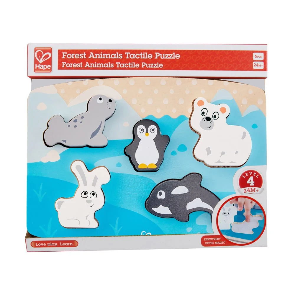 Hape Polar Animal Tactile Puzzle