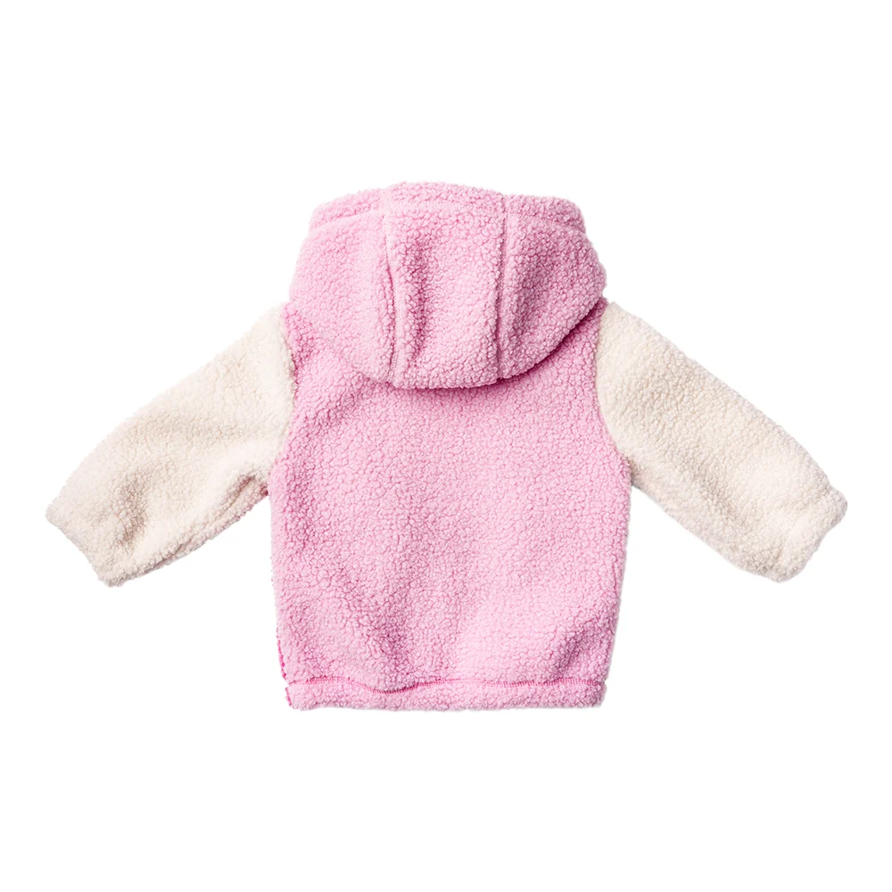Ms. Rachel Fuzzy Colourblock Jacket - Blue Colourblock / 2-3y - Image 2