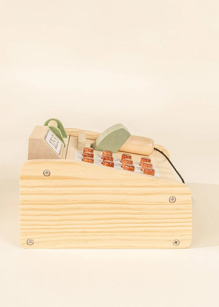 Coco Village Wooden Cash Register - Image 6