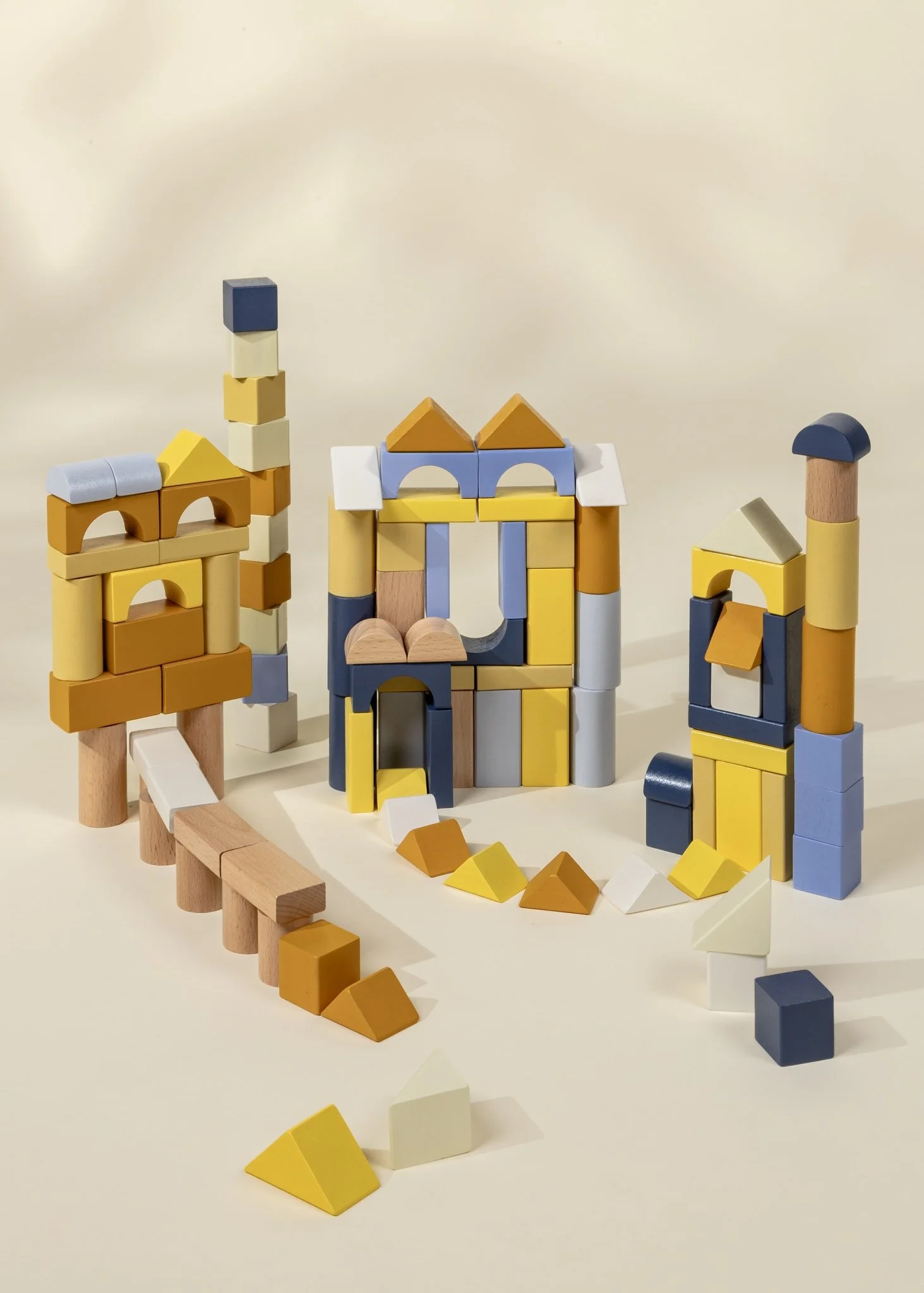 Coco Village Wooden Construction Blocks Set - 100pcs