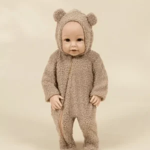 CocoBaby 18" Baby Play Doll–Teddy Bear Onesie