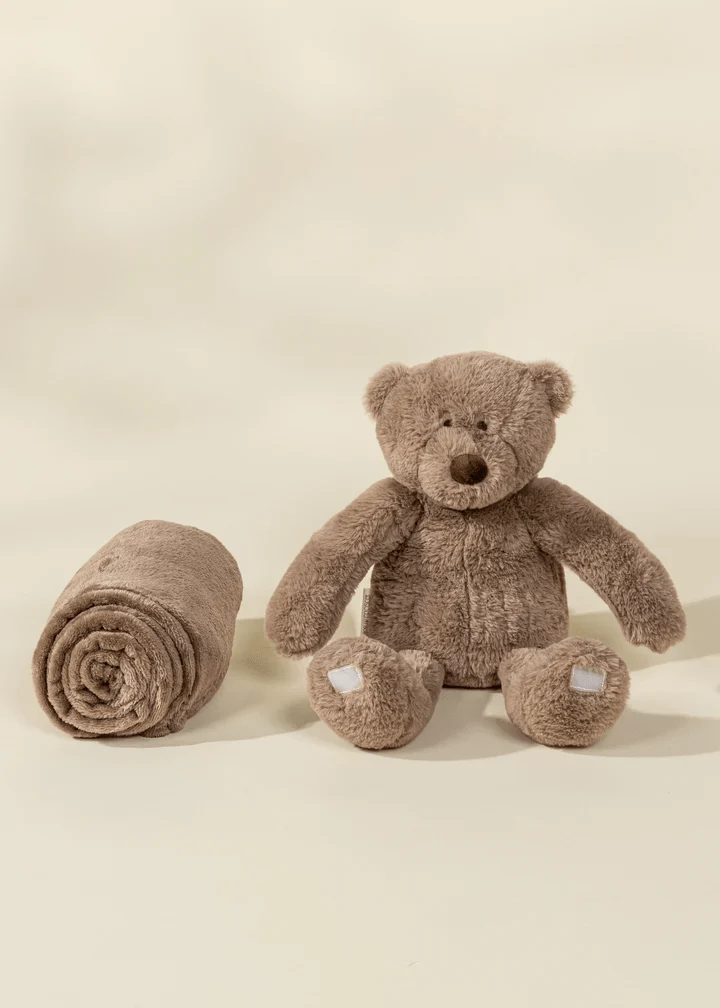 Exclusive Coco Village Bear Plush Toy & Snuggling Blanket