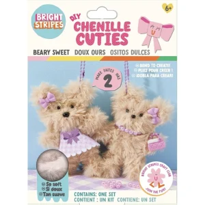 Bright Stripes DIY Chenille Cuties Beary Sweet