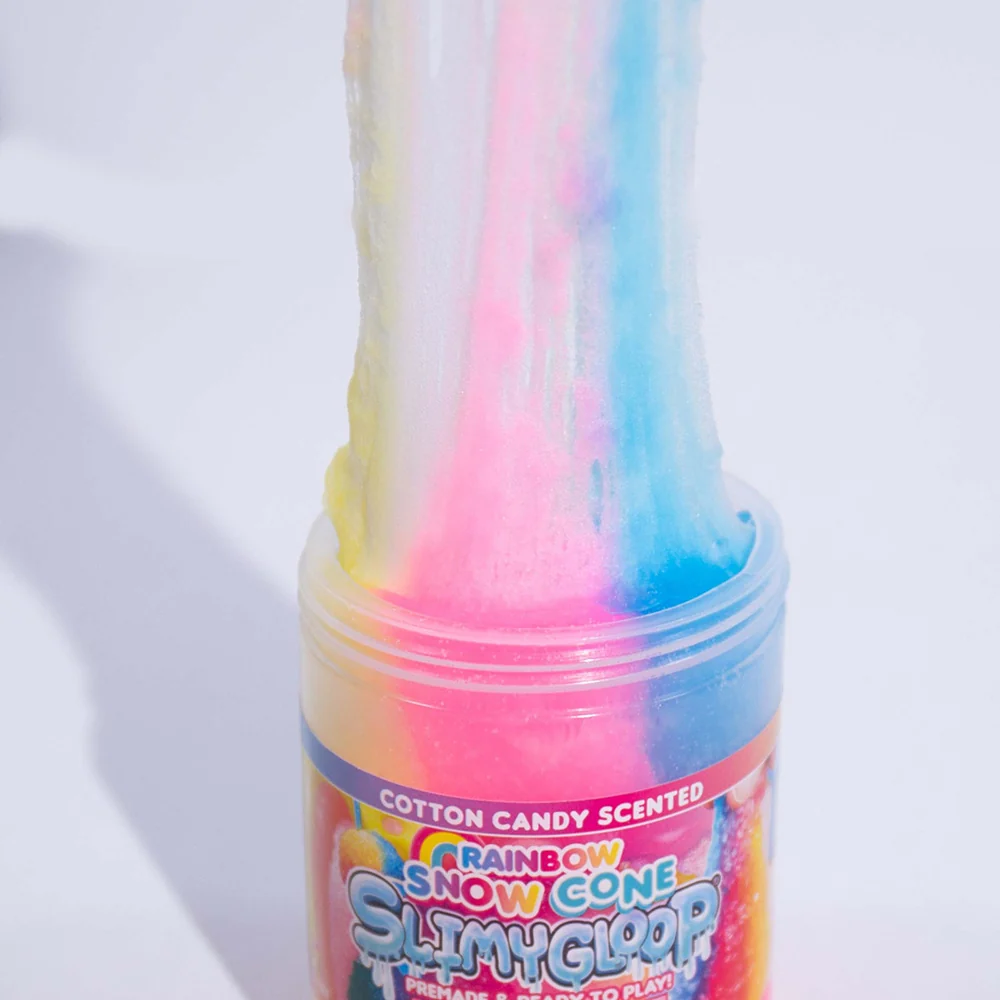 Exclusive Slimygloop Jar Rainbow Snow Cone Icy Slime - Image 10
