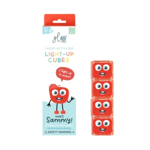 Glo Pals - Light Up Cubes 4pk - Sammy - Red