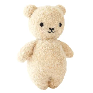 Cuddle + Kind Baby Bouclé Bear (Honey) Hand-Knit Doll