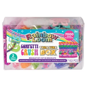 Rainbow Loom Confetti Crush Treasure Box