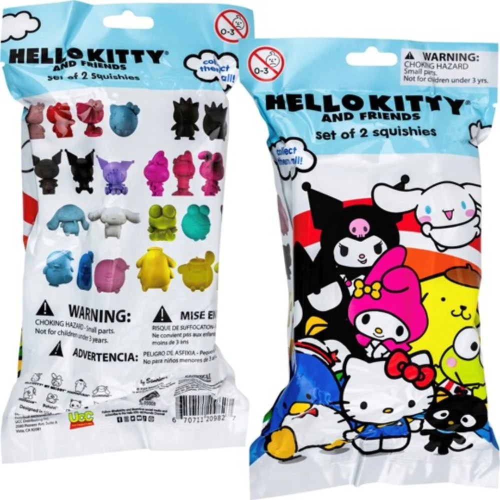 Hello Kitty And Friends 2 Pack Squishies in CDU - Image 2
