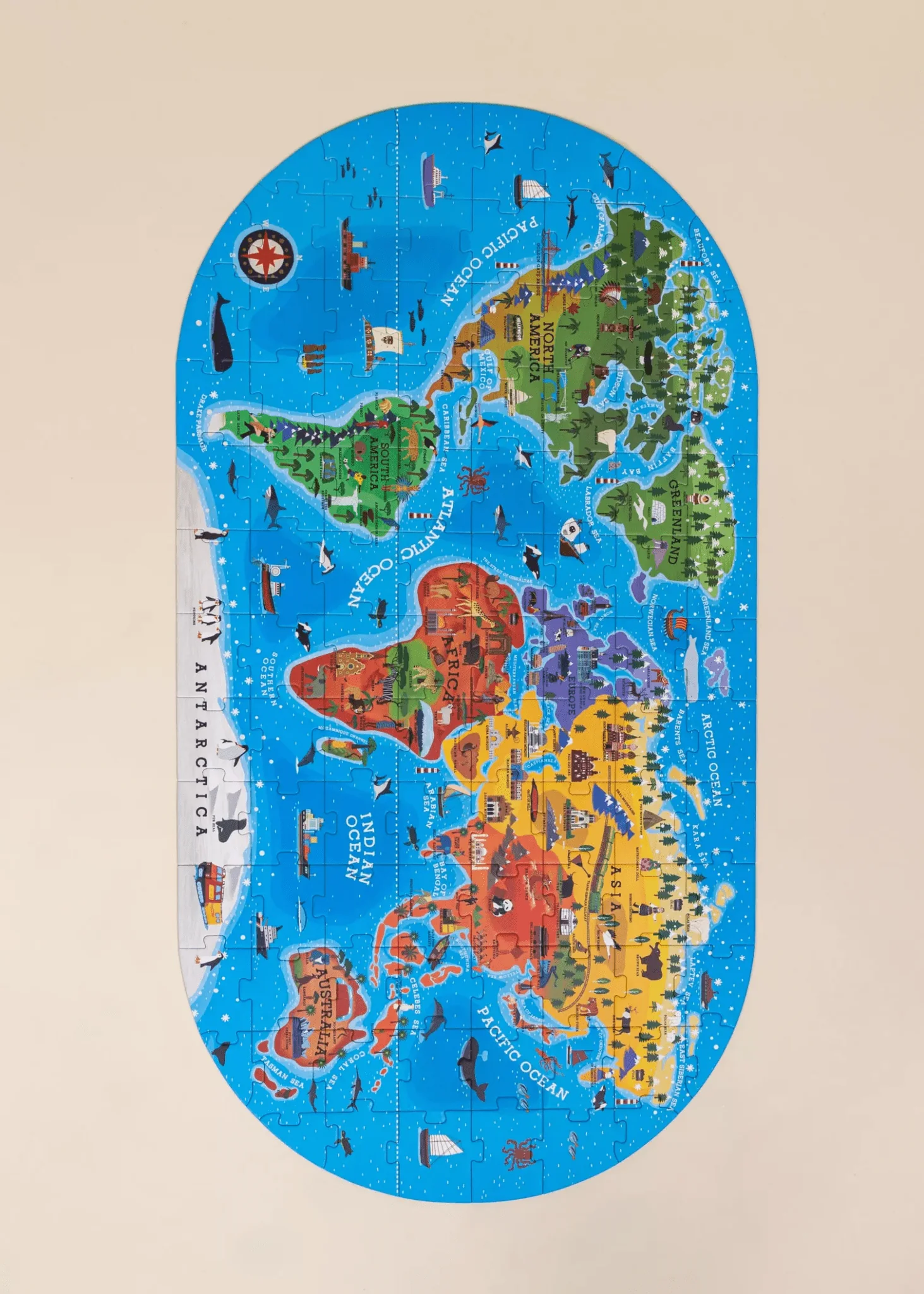 Coco Village Carry-On Puzzle - World Discovery - 104pcs - Image 2