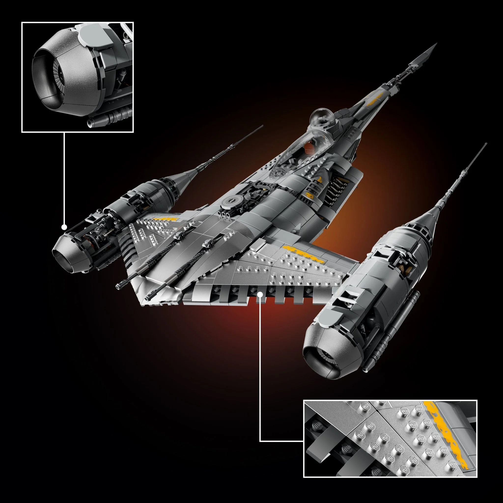 Hot LEGO® Star Wars The Mandalorian's N-1 Starfighter 75442 - Image 2