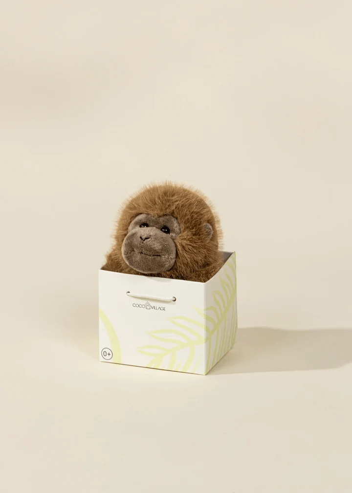 Mini Gift Plush Toy Brown Monkey