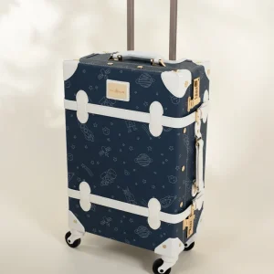 Coco Village Vegan Leather Carry On Suitcase Space