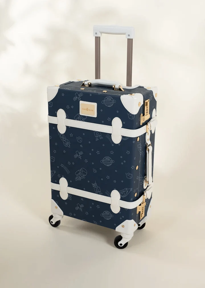 Coco Village Vegan Leather Carry On Suitcase Space