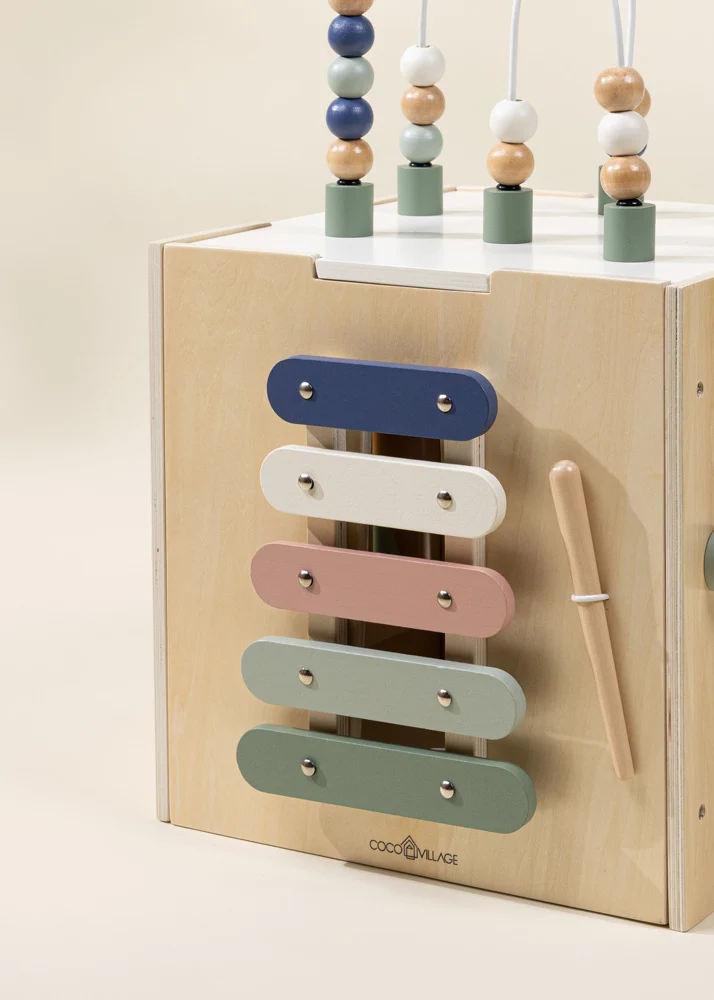 Coco Village Wooden Activity Cube - Image 6