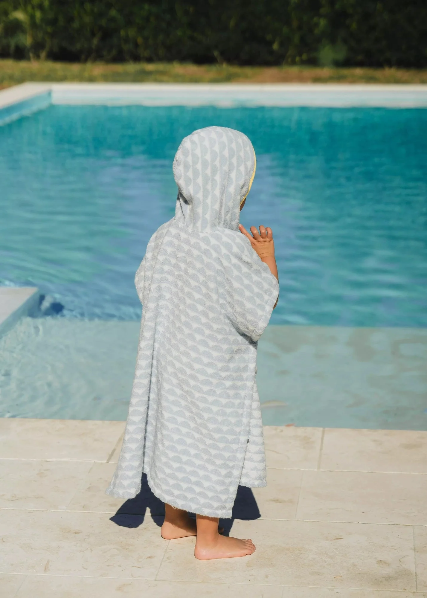 Coco Village 100% Cotton Kids Beach & Pool Poncho – Ocean - Image 6
