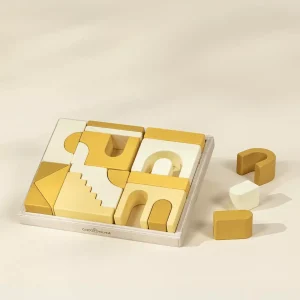 Coco Village Houses Wooden Creative Blocks Set - 21 pcs
