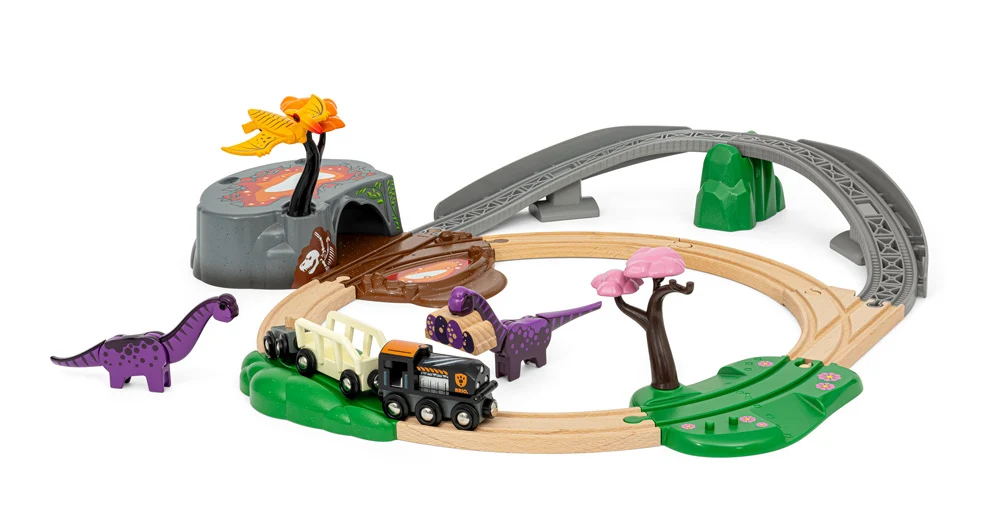 Hot BRIO Dinosaur Adventure Set
