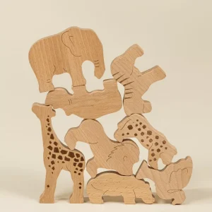 Coco Village Wooden Balance Puzzle - Safari(8 pcs)
