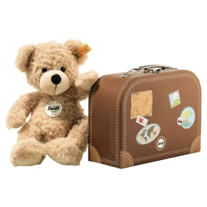 Hot Steiff Fynn Teddy Bear 11" suitcase