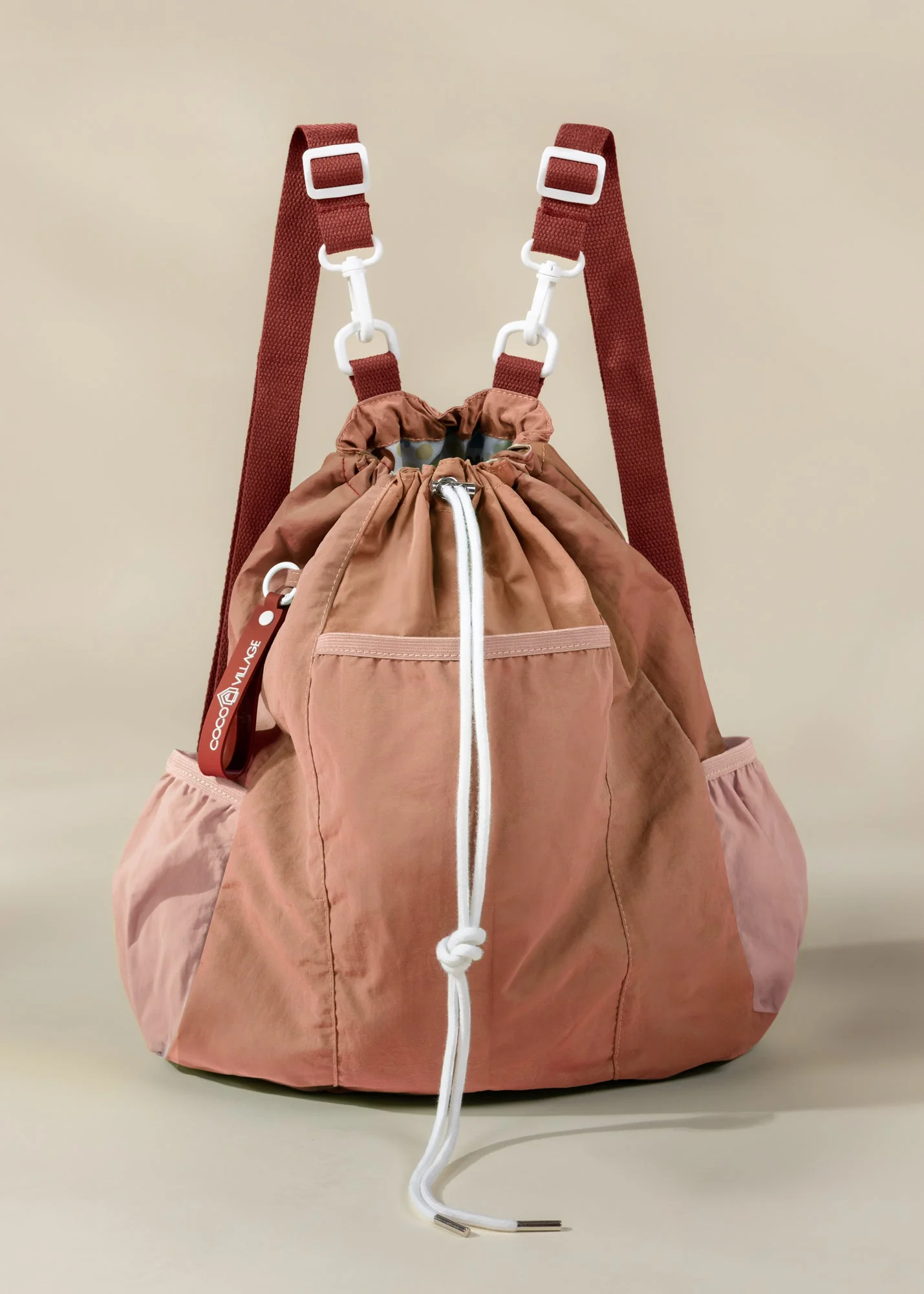 Washable Nylon Gym Bag - Blushfield