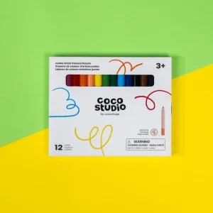 Premium Set of 12 Jumbo Artist Colored Pencils