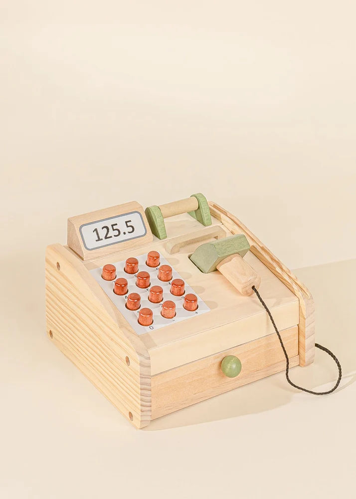 Coco Village Wooden Cash Register - Image 14