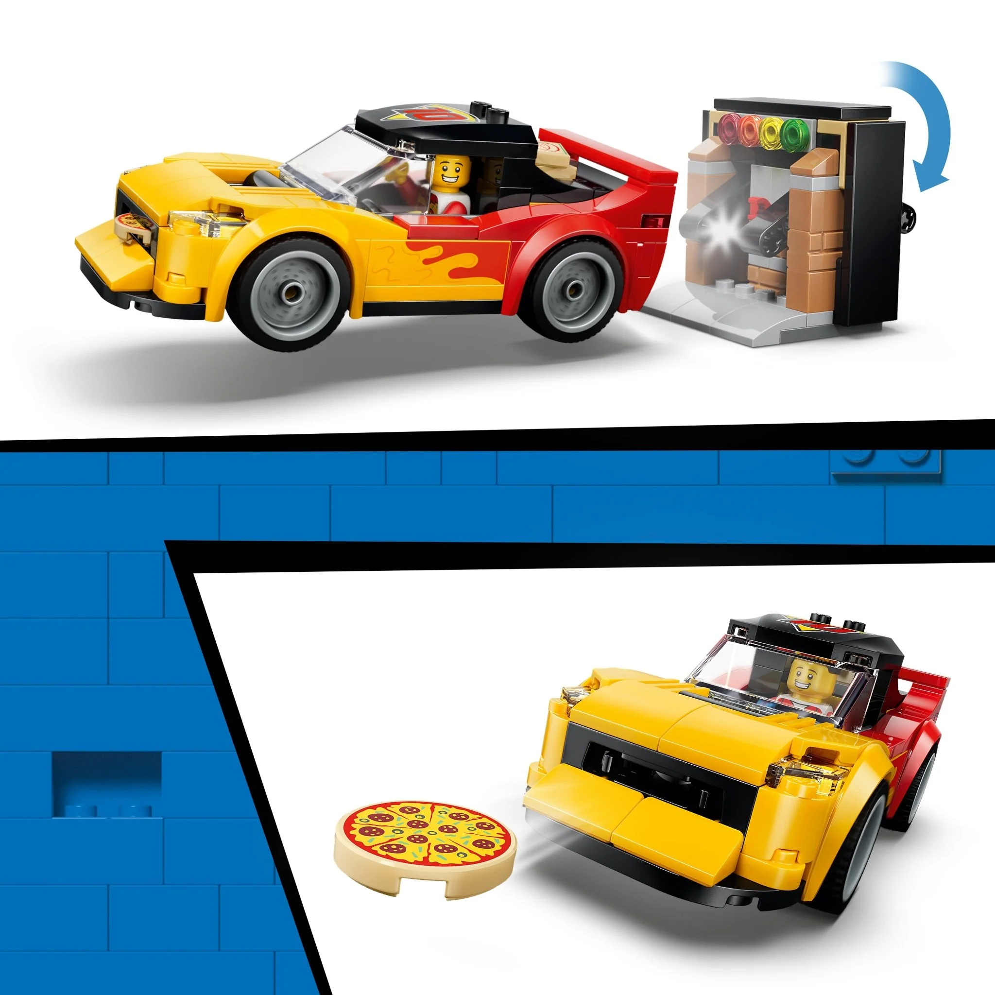 LEGO® City Pizza Delivery Experience with Vehicles 60496 - Image 3