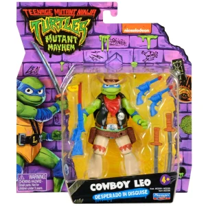 Teenage Mutant Ninja Turtles Movie Figures Turtle In Disguise - Cowboy Leo