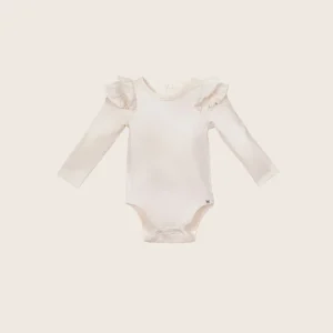 Ruffle Bodysuit - Red / 0-3m