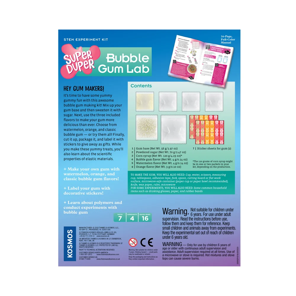 Thames & Kosmos Super Duper Bubble Gum Lab - Image 6