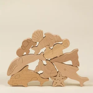 Coco Village Wooden Puzzle -UndertheSea 10 pcs