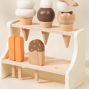 Coco Village Wooden Ice Cream Stand and Accessories